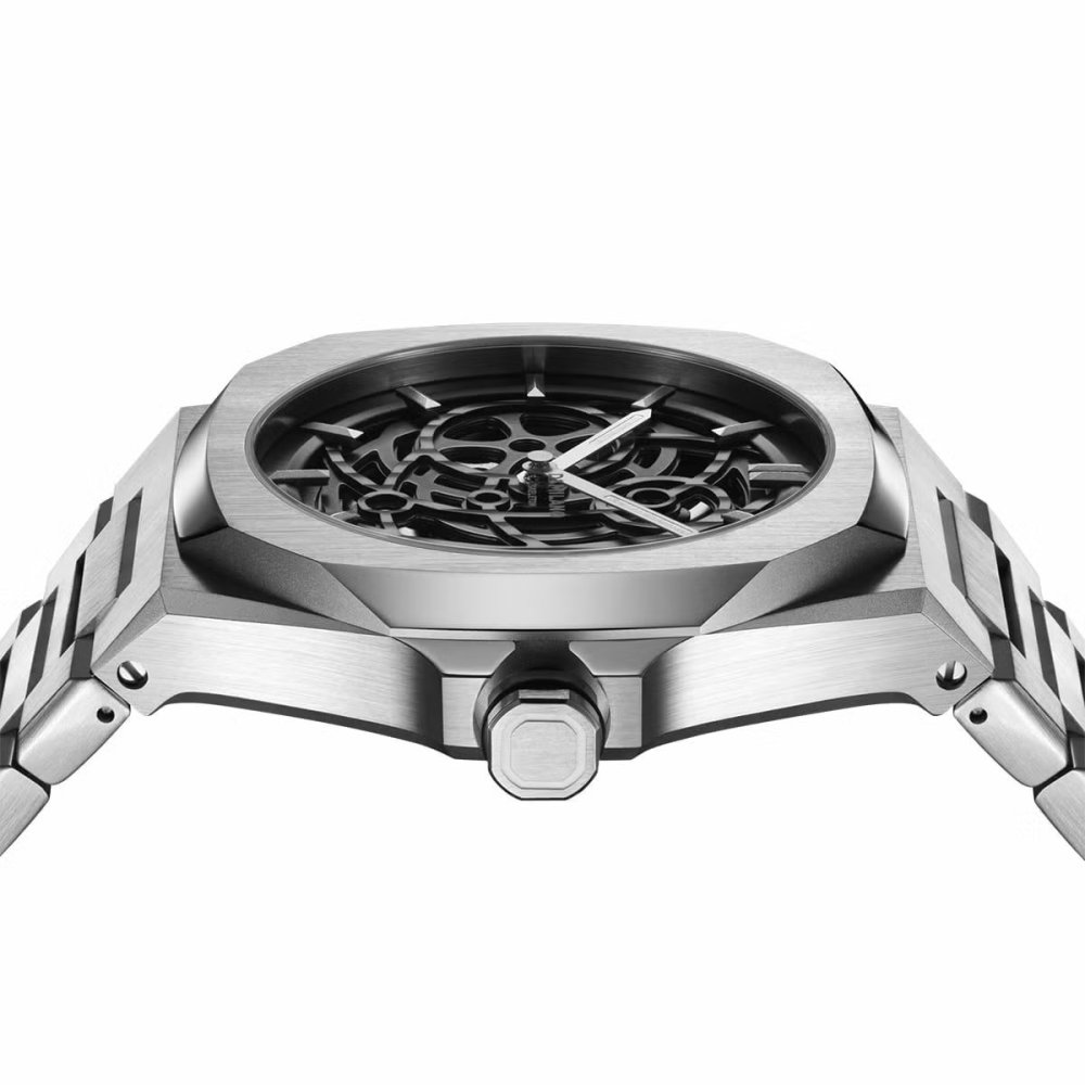 ディーワンミラノ D1 MILANO スケルトン リスタイリング オートマチック シルバー 腕時計 メンズ 自動巻き SKBJ10