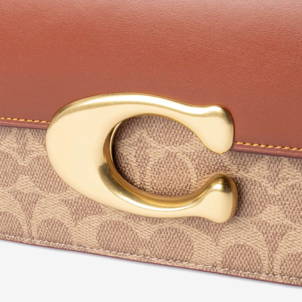 コーチ COACH IDOL BAG アイドル バッグ シグネチャー キャンバス スネークスキン ディテール CM551 ショルダーバッグ ハンドバッグ レディース バッグ
