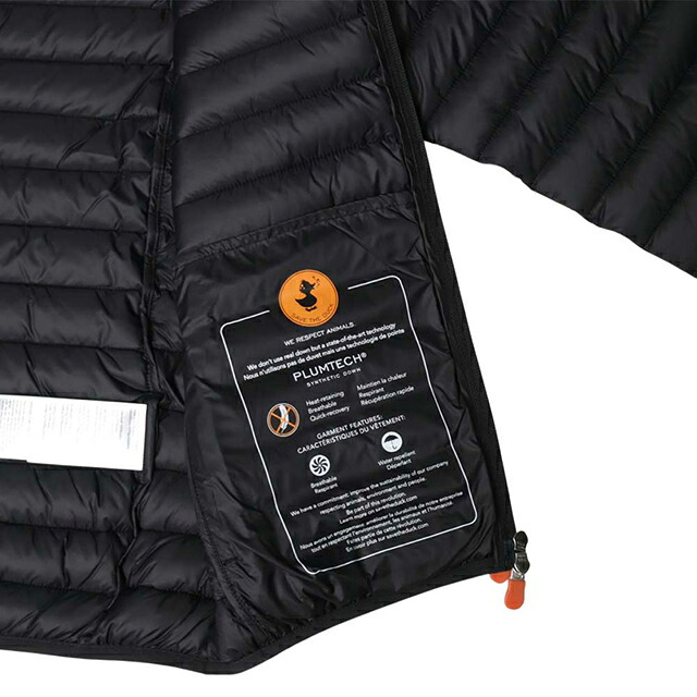 セーブ・ザ・ダック SAVE THE DUCK DONALD キルティングジャケット d30650-10000-black-xl メンズ BLACK ダウンジャケット