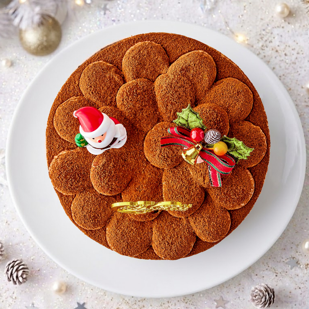 【予約受付中】クリスマスケーキ チョコレートケーキ ガトーショコラ 5号 Xmas 2026 4～6人 送料無料 クリスマス プレゼント  (x21005)