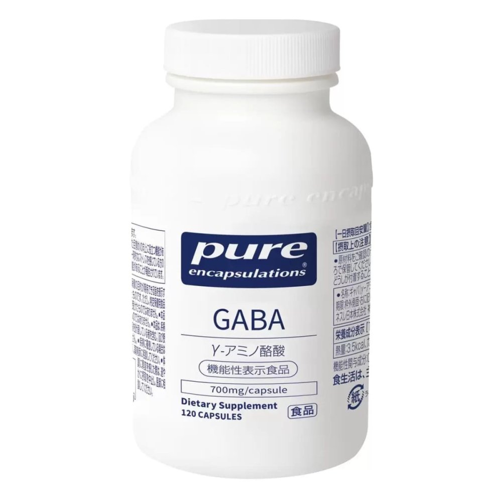 ネスレ ピュア GABA 700mg 120粒 1日1カプセル #73001 人工香料不使用 合成着色料不使用 アメリカ産 寝つき 目覚をサポート [賞味期限2027.5.末まで]