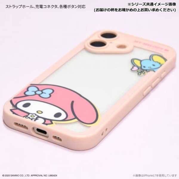 iPhone Air ケース シナモロール IIIIfit プランプフレーム サンリオ キャラクター スマホケース 耐衝撃 ハイブリッド カバー ストラップホール付き かわいい サンリオ正規ライセンス品