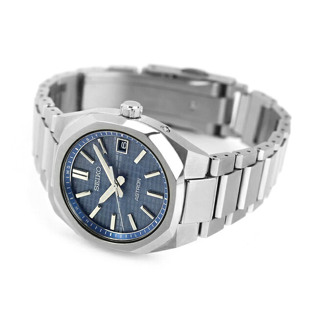 セイコー アストロン NEXTER 電波ソーラー 腕時計 ブランド メンズ チタン SEIKO ASTRON SBXY101 アナログ ブルーグレー 日本製