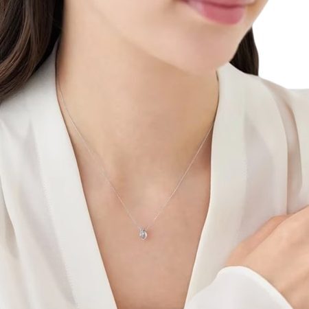 【無料ラッピング】 ヨンドシー 4℃ ネックレス K10ホワイトゴールド ダイヤモンド レディースブランド 正規品 新品 ギフト プレゼント 人気 おすすめ 誕生日 記念日 クリスマス 送料無料