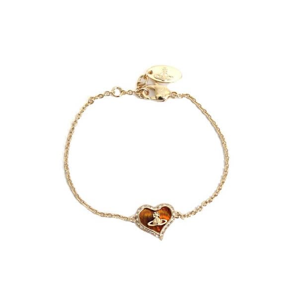 ヴィヴィアンウエストウッド ブレスレット Vivienne Westwood PETRA 61020060-02RA24 ゴールド レッド