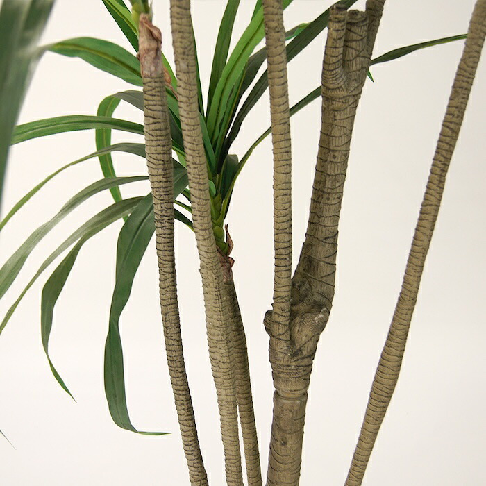 観葉植物 造花 ユッカ BROWN 全高約210cm 大型 フェイクグリーン 高級 本物そっくり リアル おしゃれ スタイリッシュ インテリア 人工観葉植物 アーティフィシャルグリーン モダン オフィス 店舗 ホテル 開店祝い 室内 リビング 玄関 風水 青年の木