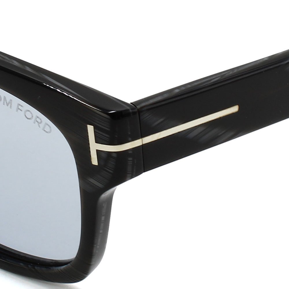 トムフォード TOM FORD サングラス アジアンフィット FT1232-D/S 63A 55 ウェリントン型 メンズ レディース ユニセックス ブラックササ+ライトグレー