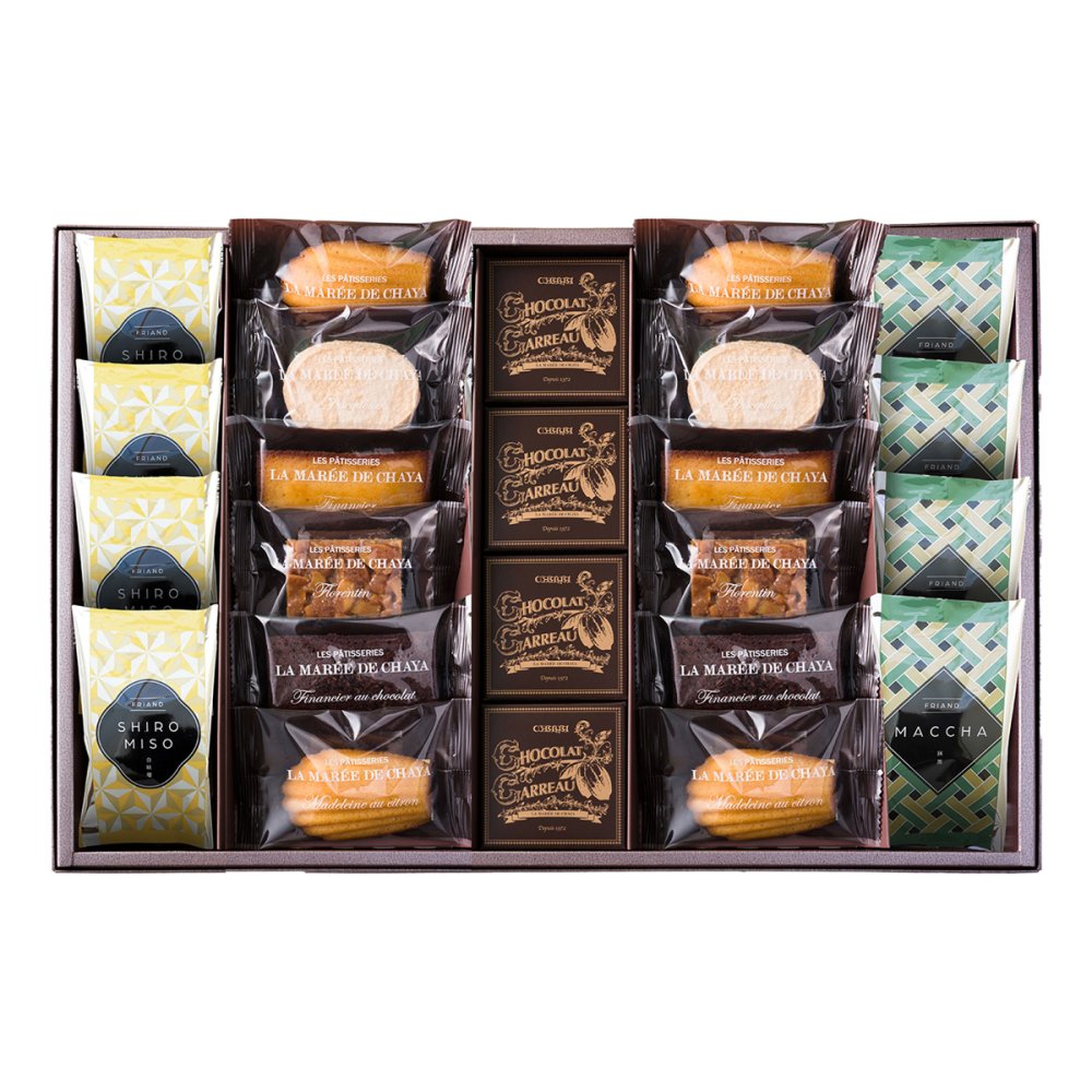 焼菓子詰合せ 24個入 チャヤ 焼き菓子 セット 洋菓子 スイーツ お菓子 ダクワーズ おやつ フロランタン フィナンシェ 葉山 パティスリー・ラ・マーレ・ド・チャヤ