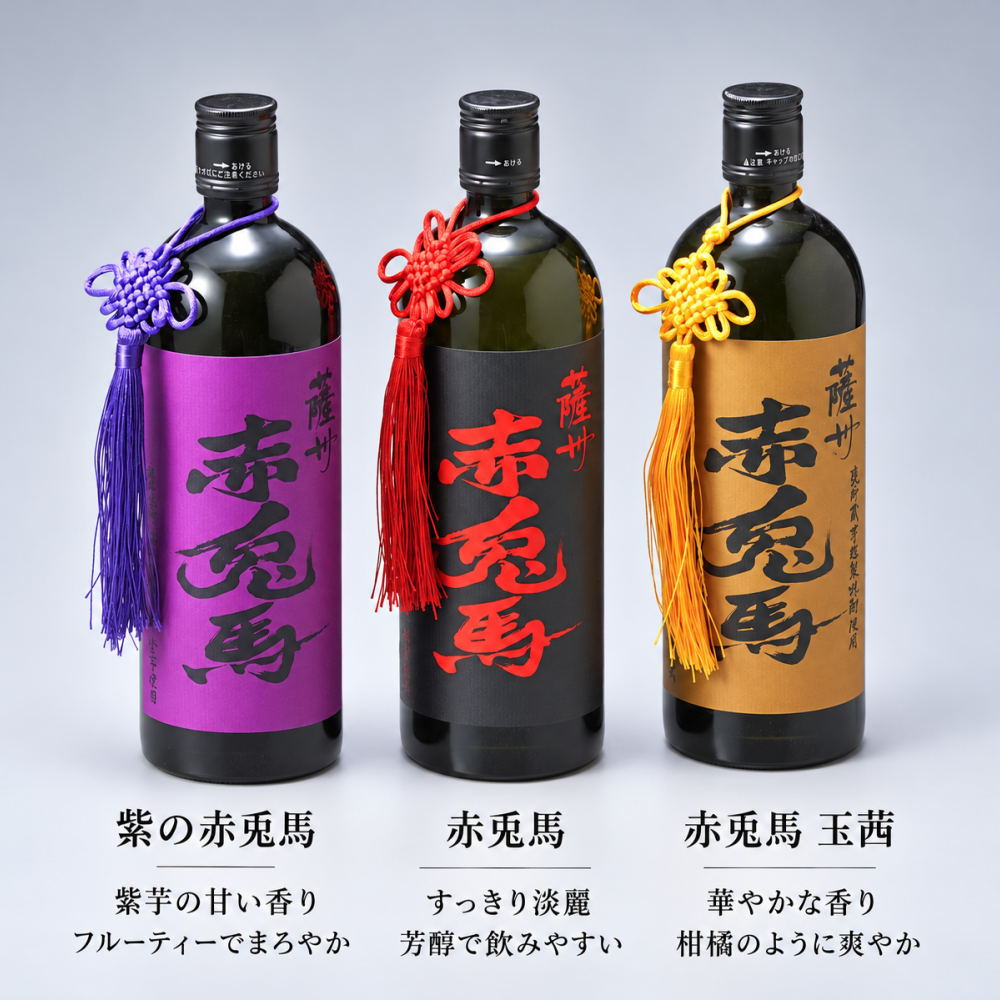 退職 異動 名入れ ギフト SXX 酒セット 芋焼酎 薩州赤兎馬 720ml & 有田焼 丸型碗 焼酎カップ 選べる組み合わせ タッセル付 木箱入り / プレゼント ギフト 退職 記念 誕生日 還暦 古希 喜寿 傘寿 米寿 緑寿 早寿 長寿 祝い 黒 青 グレー 選べるカラー