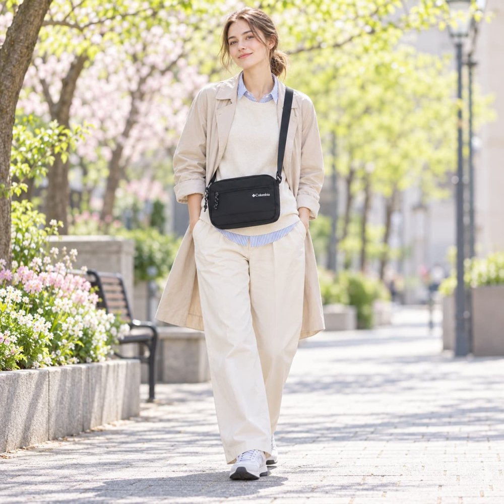 Columbia コロンビア ショルダーバッグ DoodyGarden ショルダー 斜め掛け かばん 鞄 バッグ 普段使い レディース メンズ ギフト プレゼント ブラック pu7289