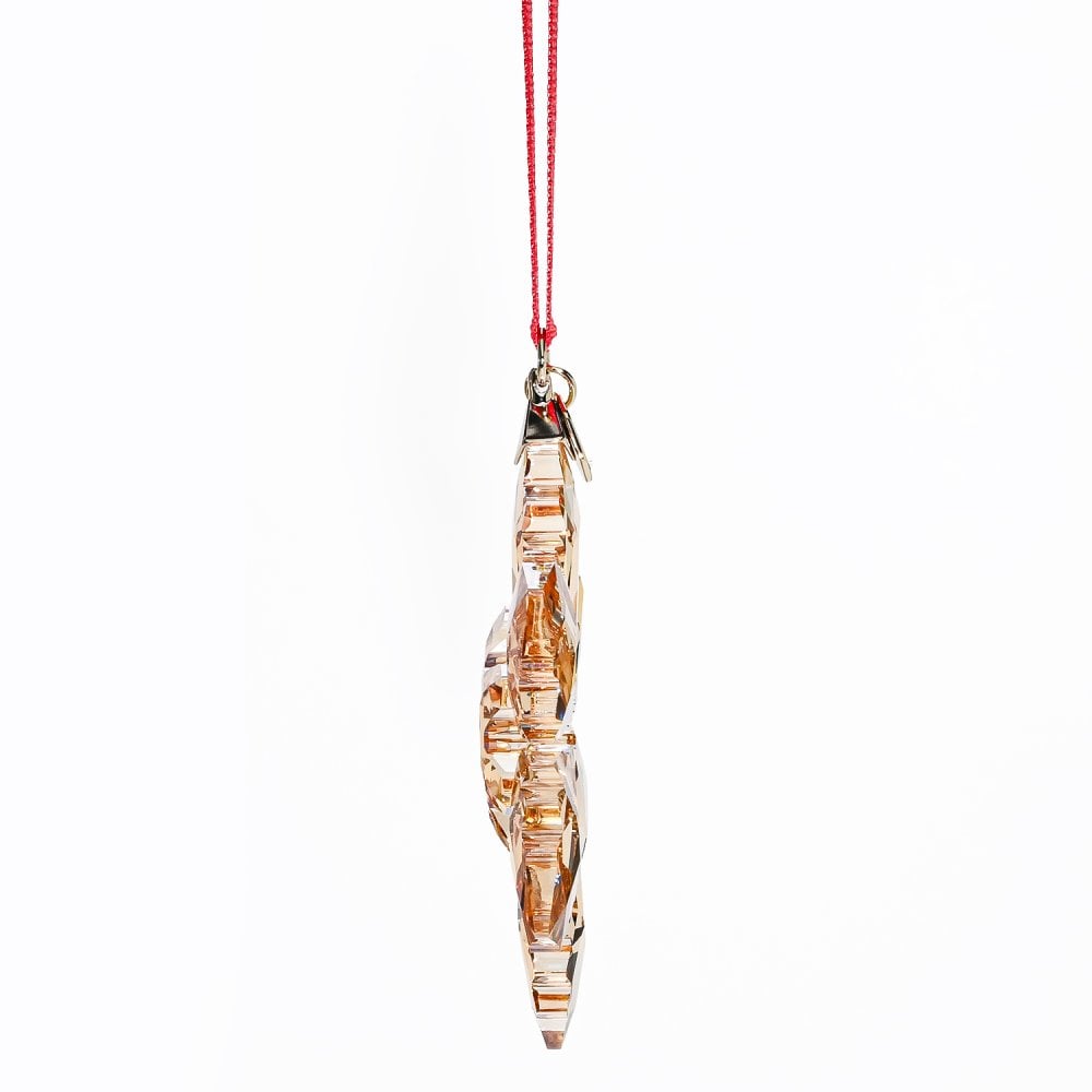 スワロフスキー SWAROVSKI オーナメント Annual Edition Festive スノーフレーク クリスマスオーナメント ゴールド 5729037 インテリア オブジェ 置物 母の日 即日発送【スペシャルラッピング660円(別売り)】 成人祝い