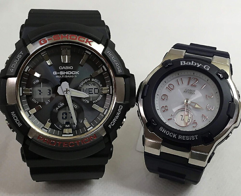 ペアウオッチ gショック恋人達のGショック ペアウォッチ G-SHOCK BABY-G ペア腕時計 カシオ 2本セット電波ソーラー  デジタル アナデジ GAW-100-1AJF BGA-1100-2BJF 人気 人気  婚約　夫婦 高級　クリスマス プレゼント おすすめ