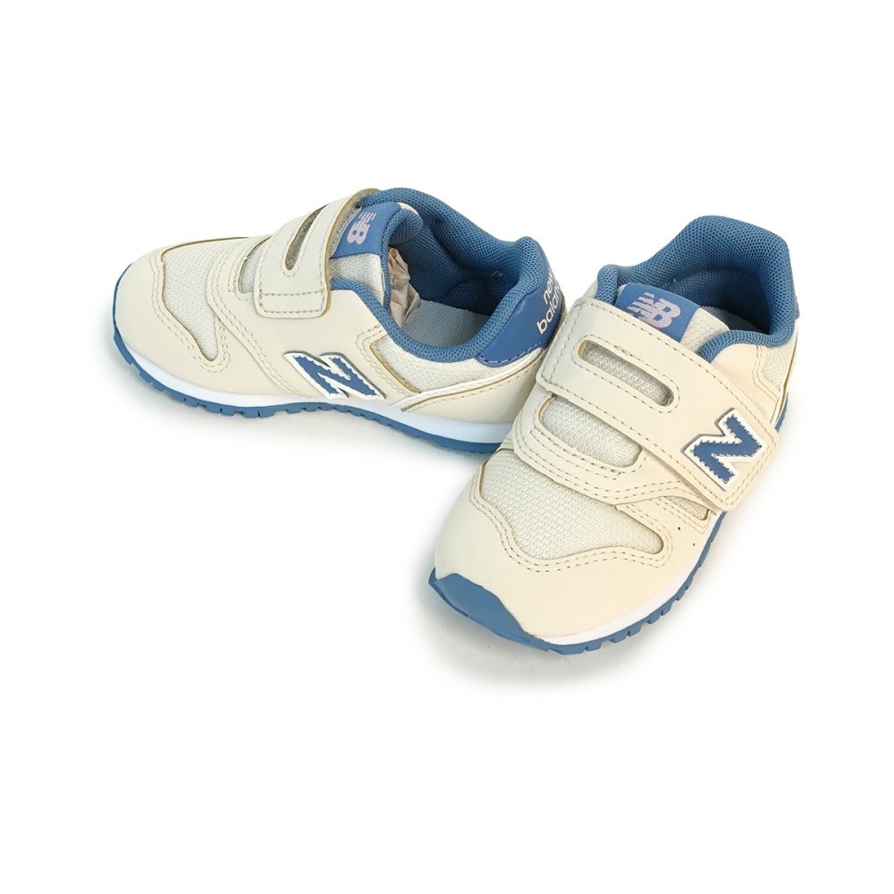 ニューバランス new balance 373 スニーカー 子供靴 ベビー シューズ 運動靴 靴 出産祝い 女の子 NB I373 8T7 W ベージュ/ブルー 運動会 通園 遠足