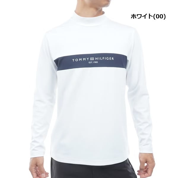 トミーヒルフィガー ゴルフ メンズ ベア天 長袖モックシャツ TOMMY HILFIGER THMA664 2026年秋冬モデル お誕生日祝い お祝い 記念品 お父さん 父の日 彼氏 男性 30代 40代 50代 60代  還暦祝い 敬老の日 人気プレゼント プレゼント