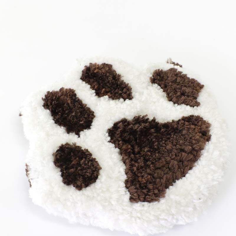 ミラー 手鏡 タフティングミラー 猫 コンパクトミラー ふわふわ もこもこ アニマル かわいい ねこ ネコ キャット 可愛い おしゃれ 鏡 アジアン雑貨 持ち運び ミケ ハチワレ 肉球 CAT 猫グッズ 15cm 贈り物 プレゼント ギフト もこもこ
