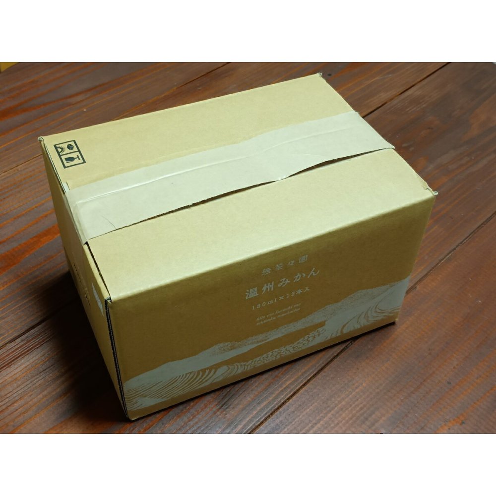 愛媛 無茶々園 温州みかんジュース 180ml 計12本 ストレートジュース 果汁100％ 柑橘飲料【沖縄県・離島 配送不可】