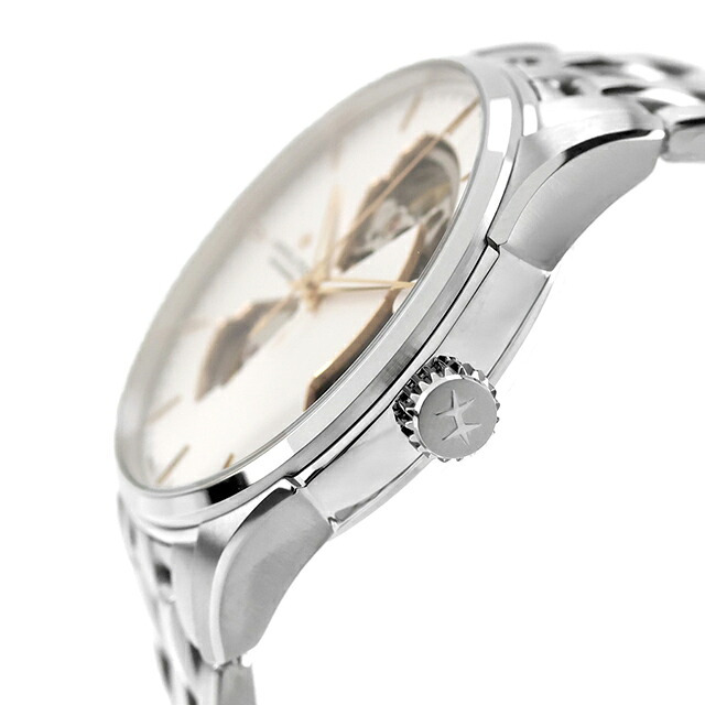 ハミルトン ジャズマスター オープンハート オート 40mm 自動巻き 腕時計 ブランド メンズ オープンハート HAMILTON JAZZMASTER H32675151