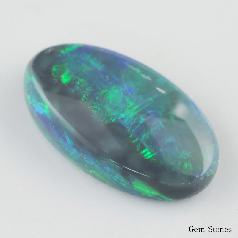 ブラックオパール 0.662ct ルース 裸石 宝石 イエロー グリーン レッド オレンジ ブラック オパール オーストラリア産  プレゼント 誕生石 10月 オリジナル ジュエリー コレクション