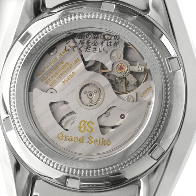 アウトレット グランドセイコー 9Sメカニカル 40mm 自動巻き 機械式 メンズ ヘリテージ コレクション 腕時計 ブランド SBGR317 SEIKO ブラック