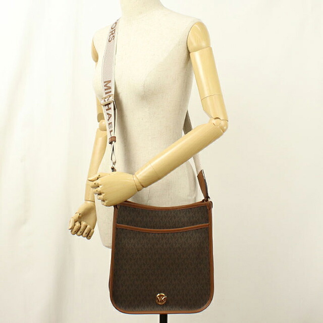 マイケルコース 斜め掛け ショルダーバッグ レディース ブランド MICHAEL KORS LUISA  30R4G99M3V ブラウン