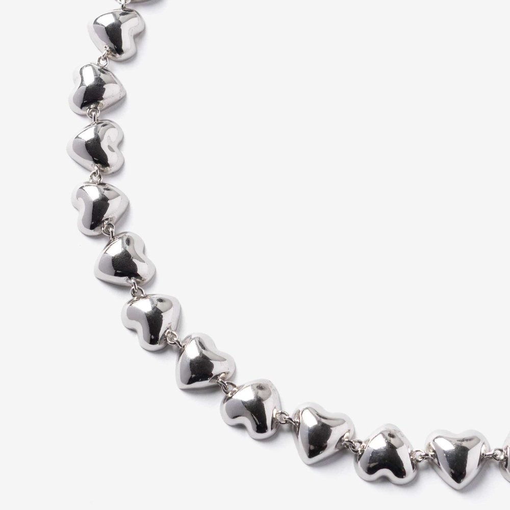 アミ パリス AMI PARIS METAL HEART CHOKER メタル ハート チョーカー UJW982.362 ネックレス レディース アクセサリー シルバー