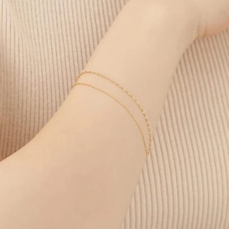 【無料ラッピング】  ヨンドシー 4℃ K10イエローゴールド ブレスレット ブランド 正規品 新品 ギフト プレゼント 人気 おすすめ 誕生日 記念日 クリスマス 送料無料 4cd518502