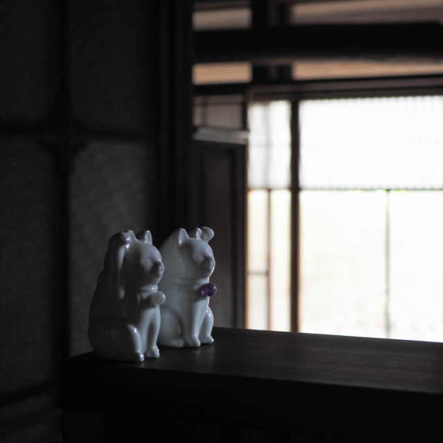 【組み合わせは144通り！セミオーダーできる招き猫】Jeramic MANEKINEKO / 白 / ペアセット / ギフトボックス付き / 瀬戸焼 置物【送料無料（北海道・沖縄を除く）】