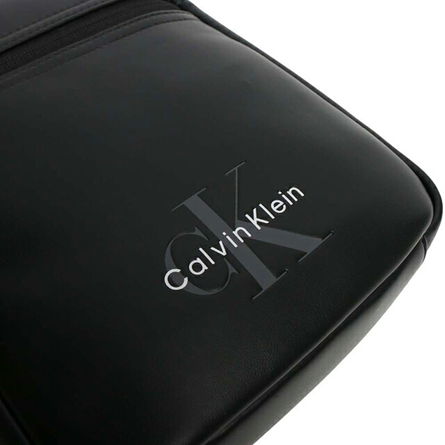 カルバンクライン CALVIN KLEIN BOLD LOGO WEBBING REPORTER ショルダーバッグ lv04d3418g-ub1 メンズ BLACK