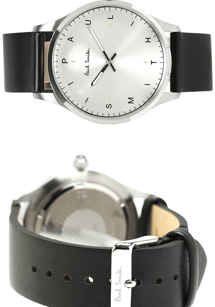 ポールスミス Paul Smith 腕時計 メンズ 革ベルト 41mm レザー クラシック ブランド 人気 ウォッチ ギフト プレゼント テンポ TEMPO グリーン グレー シルバー ブラック