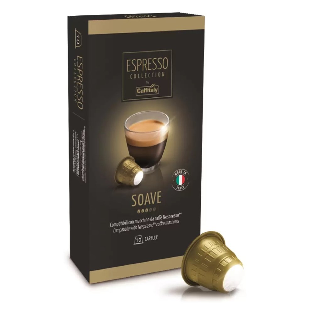 Caffitaly（カフィタリー）ネスプレッソ互換カプセルアソート　140カプセル入り（SOAVE／DECISO／VIVACE）#20292　自宅やオフィスのまとめ買い、ストック