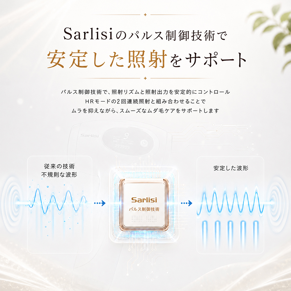 【無料ラッピング＆送料無料】脱毛器 光美容器 新型ムダ毛処理 サーリシ VIO対応 フラッシュ 脱毛 美顔器 メンズ 家庭用 顔 足 女性 手 全身用 SAJM30WHW