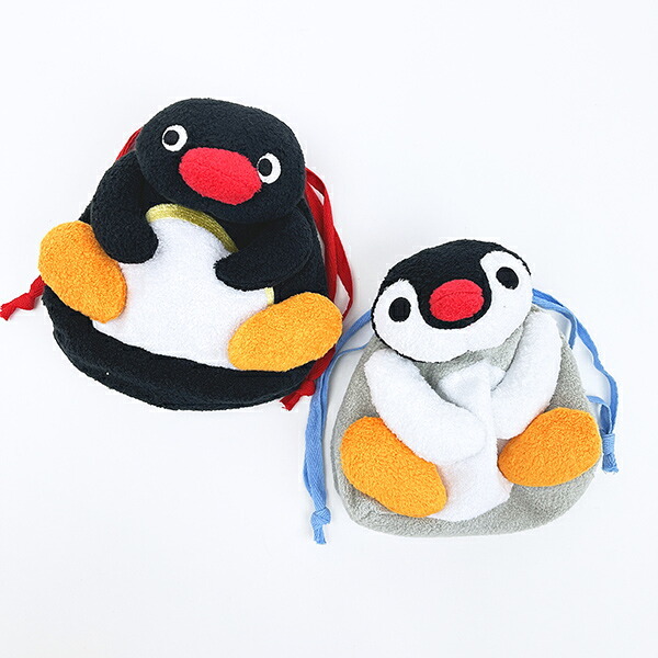 ピングー (PINGU)  ぬいぐるみ巾着