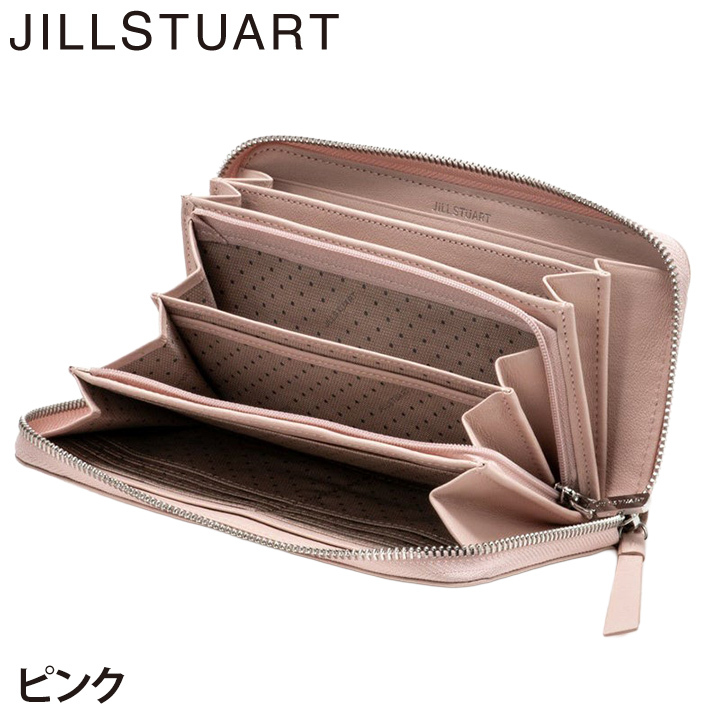 ジル スチュアート 財布 長財布 レディース 牛革 エンジェル ラウンドファスナー ハート ギフト JILL STUART