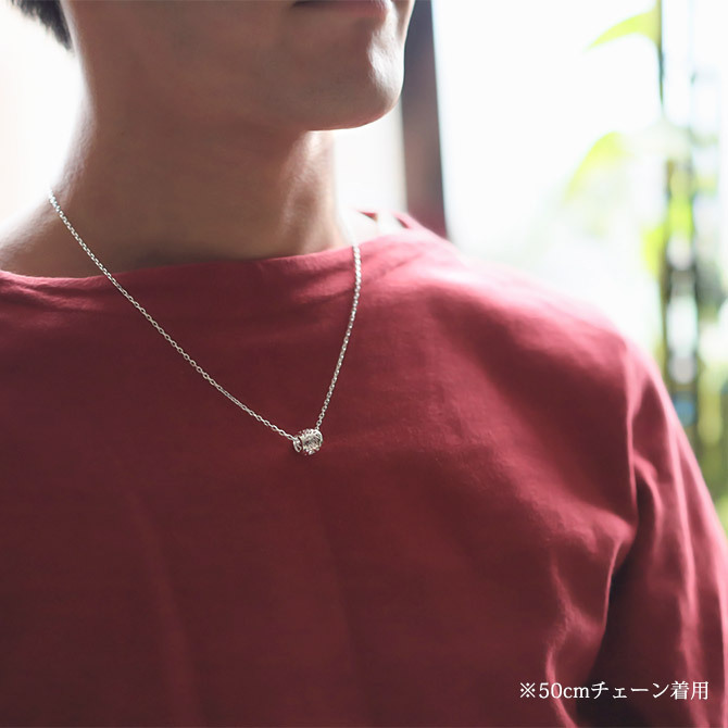 ハワイアンジュエリー ネックレス シルバー バレル ホヌ ネックレス 透かし シルバー925 シンプル お守りモチーフ ギフトラッピング可能 チェーン 長さ選べる メンズ レディース 誕生日 プレゼント ハロウィン 【品番：CG-SP33601】