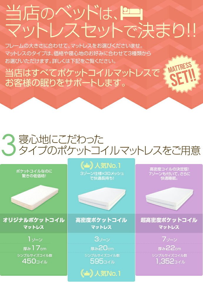 ベッド 寝具 マットレス セミダブル 超高密度ハイグレードポケットコイルマットレス マット ベットマット セミダブルサイズ 寝心地 シンプル 快眠 送料無料