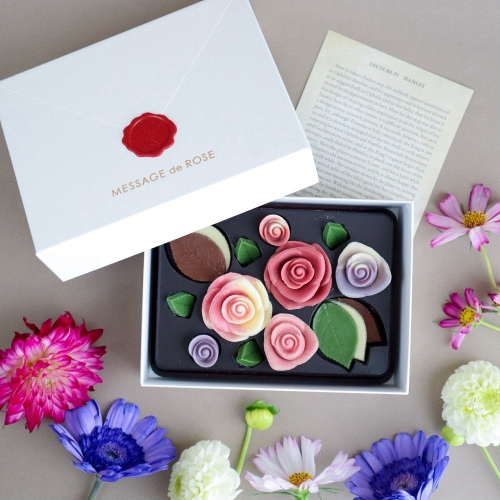 【手紙のように贈るショコラギフト】レトル・フルーリ・ダリア　人気 スイーツ かわいい 花 お菓子 フルーティ チョコレート 食品 おすすめ ギフト インスタ映え お祝い お返し