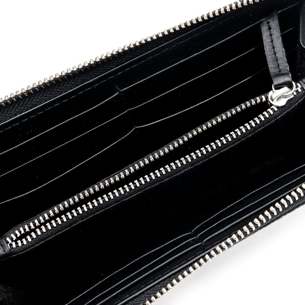 カルバンクライン 長財布 メンズ Calvin Klein 財布 ラウンドファスナー 本革 レザー ブラック 黒 小銭入れ付き RFID スキミング防止 カード収納 31CK190002 001 CK メンズ財布 ラウンドジップ 大容量 カードポケット12枚 札入れ2室 男性 誕生日 プレゼント ギフト ブランド