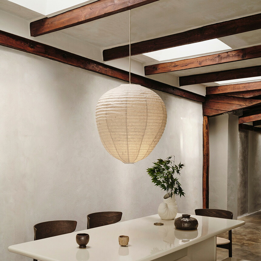 ferm LIVING ファームリビング Kurbis カービス ランプシェード L 高さ80cm （シェードのみ） シェード ジャパンディ 和紙北欧 ランプシェード 天井照明 ペンダントライト シェードのみ 和紙 和モダン