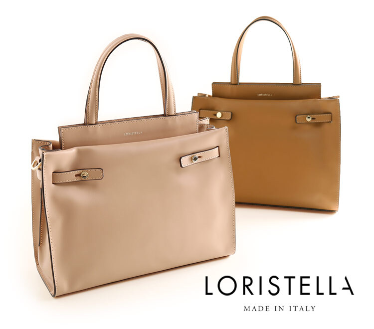 バッグ レディース ハンドバッグ 通勤 a5 ブランド LORISTELLA ロリステッラ 2way ショルダー 斜めがけ 肩掛け 本革 牛革 イタリア製 きれいめ 卒業式 入学式 ギフト プレゼント 4FB (07000402r)
