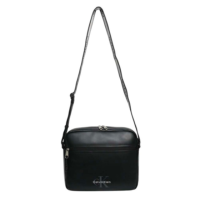 カルバンクライン CALVIN KLEIN BOLD LOGO WEBBING LAPTOP FLIGHT ショルダーバッグ lv04d3442g-ub1 メンズ BLACK