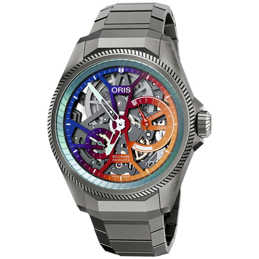 オリス ORIS プロパイロットX ゴンゾ エディション ディズニー ザ・マペッツ PROPILOT X GONZO EDITION 腕時計 メンズ 手巻き 01 115 7759 7180-Set【2026 新作】
