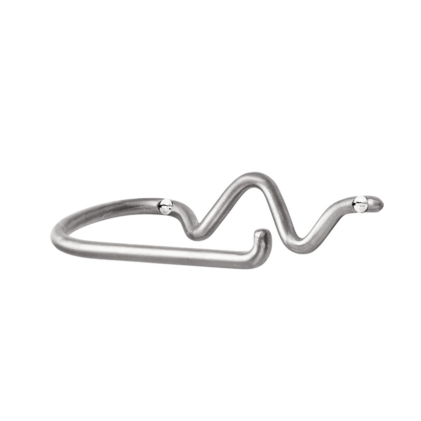 ferm LIVING ファームリビング トイレットペーパー ホルダー Curvature トイレットペーパーホルダー真鍮 おしゃれ タオルハンガー 真鍮製 ウォールハンガー 北欧 雑貨 インテリア ブランド おすすめ うねうね