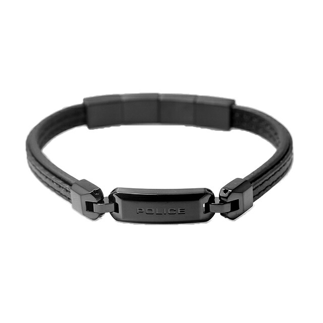 ポリス ブレスレット メンズ ブランド POLICE LAYERLOCK GB0082904 ブラック アクセサリー