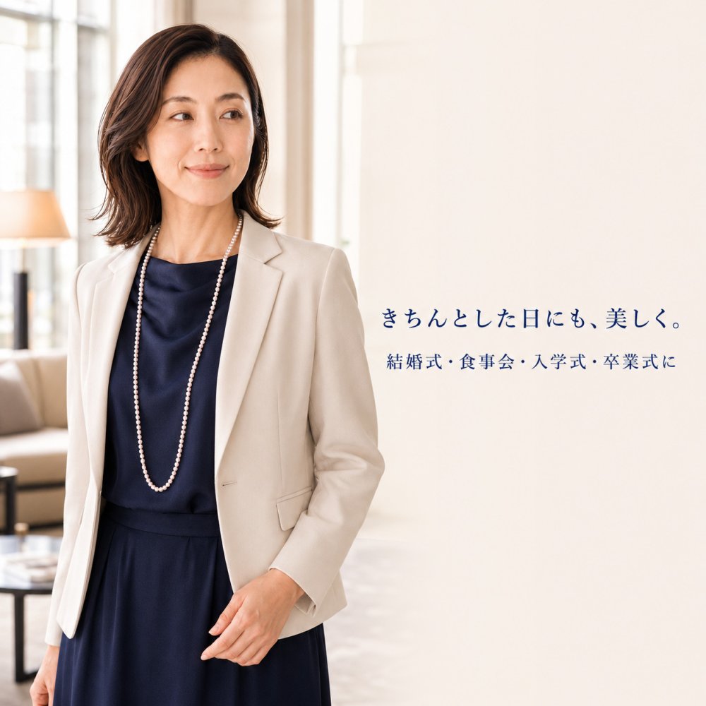 【選べる3本】あこや真珠 6mm ロングネックレス 81cm・82cm｜本真珠｜一連・二連｜フォーマル・普段使い 日本製
