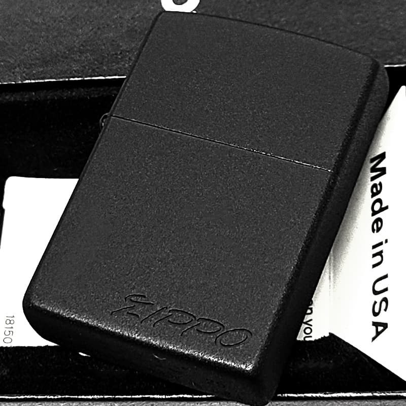 ZIPPO ライター Deep Black 1955 Edition ジッポ ビンテージロゴ 限定シリアルナンバー入り コレクターズモデル 黒 おしゃれ マットブラック シンプル ギフト 彫刻 メンズ プレゼント