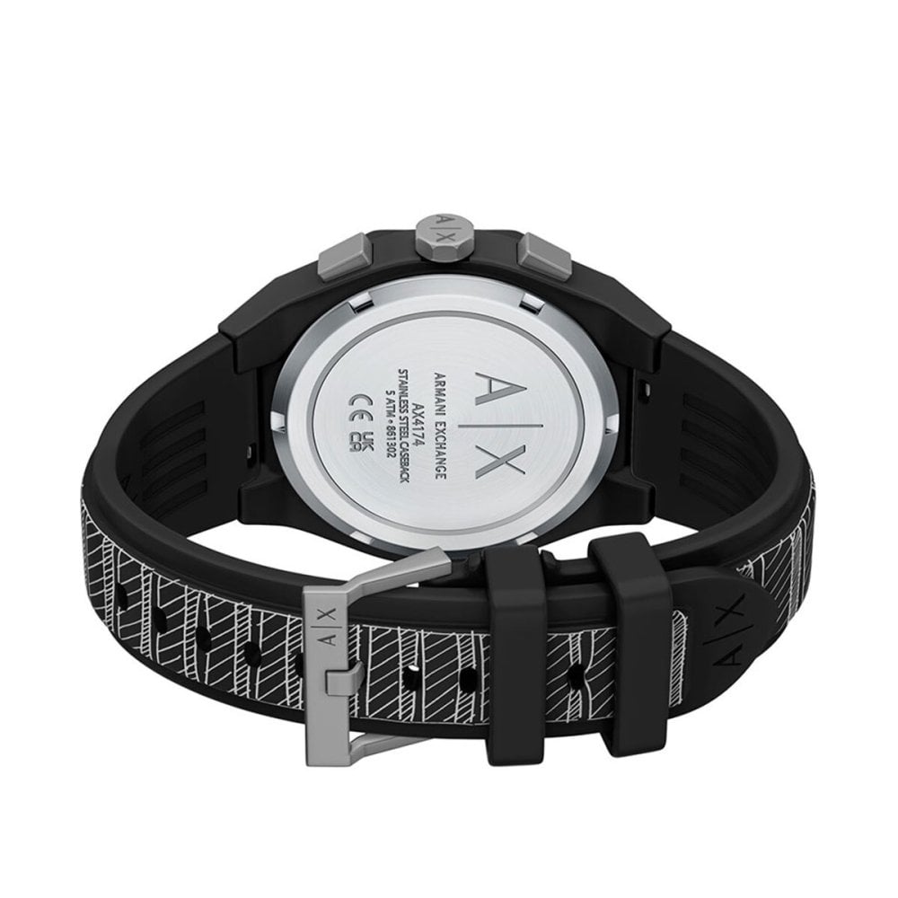 A|X アルマーニ エクスチェンジ ARMANI EXCHANGE 腕時計 メンズ クロノグラフ SYNC シリコン AX4174【2026 新作】