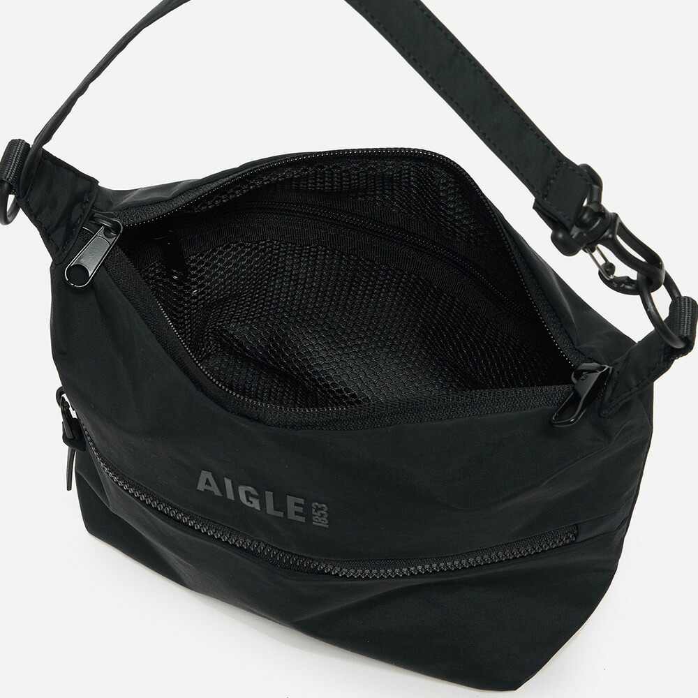 エーグル AIGLE ミニショルダーバッグ CITY 撥水 2WAYショルダーポーチ 2L リサイクルナイロン ショルダーバッグ 手持ち メンズ レディース ZNHBX51