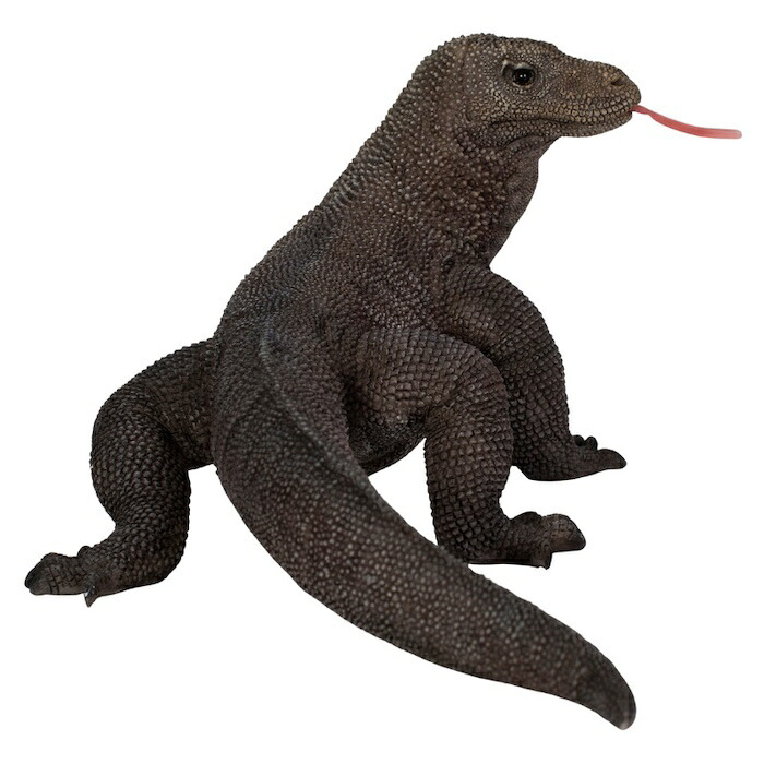 置物 トカゲ コモドトカゲ 幅26cm woobia ウービア リアル 爬虫類 おしゃれ 玄関 インテリア オブジェ ガーデン リザード コモドドラゴン 動物 アニマル 面白い 個性的 存在感 かっこいい 爬虫類好き プレゼント ギフト 男性 二度見