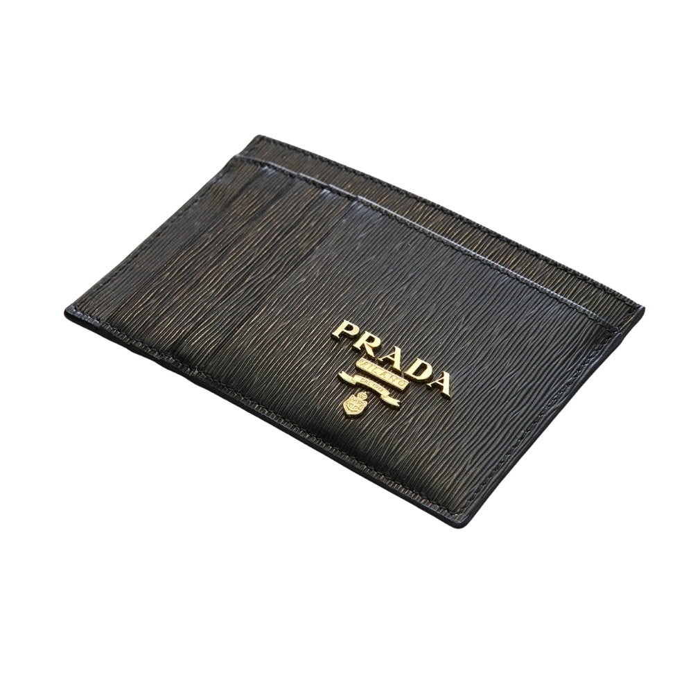 【専用袋・紙袋付 PRADAカードケース】プラダ VITELLO ヴィッテロ カードケース 1MC053 2B6P NERO ブラック サフィアーノレザー 牛革 薄型 カードホルダー 8枚収納 パスケース メンズ レディース ラッピング無料 ギフト プレゼント