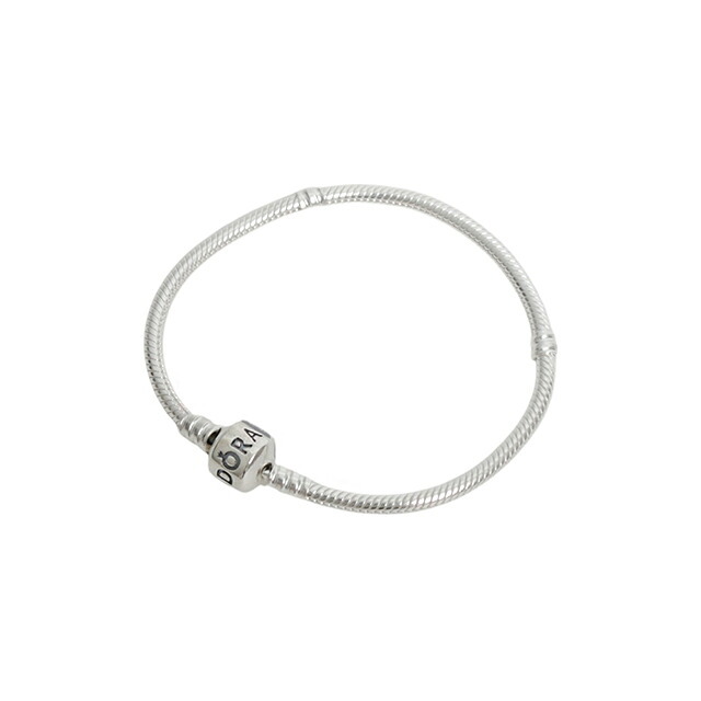 パンドラ PANDORA Moments Barrel Clasp Snake Chain Bracelet アクセサリーブレスレット 594593c00-16 レディースシルバー